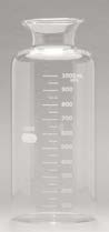 QLA Dissolution Volumetric Flask: 1000mL Glass Fleaker, Graduated