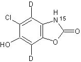 Cerilliant: 6-Hydroxychlorzoxazone-D2,15N, 100