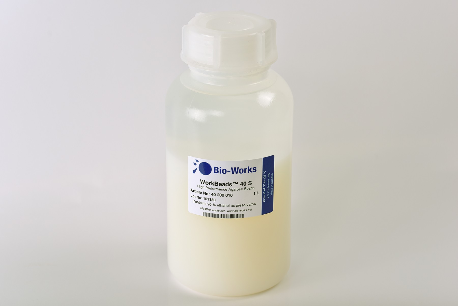 Bio-Works: Ion Exchange Media WorkBeads 40 S Bulk-Media 1L