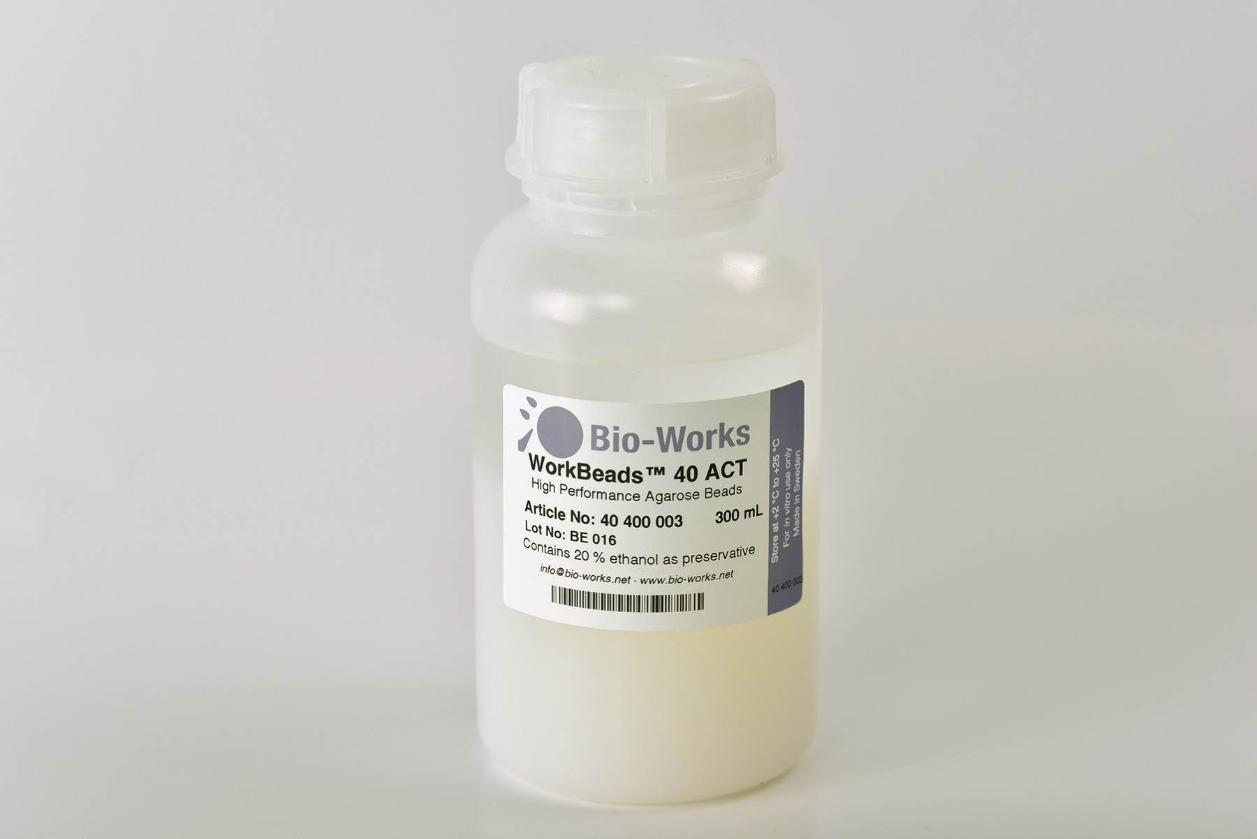 Bio-Works: Activated Media WorkBeads 40 ACT Bulk-Media 300ml
