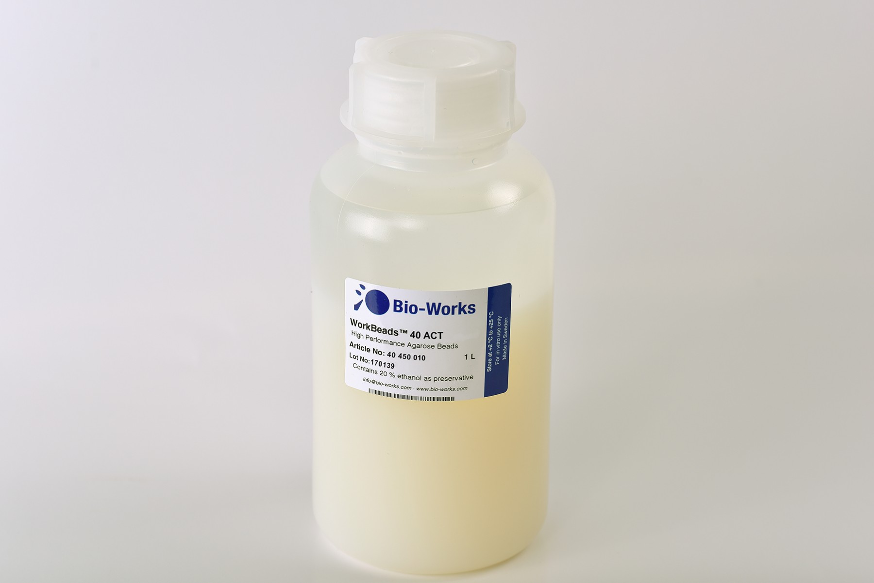 Bio-Works: Activated Media WorkBeads 40 ACT Bulk-Media 1L