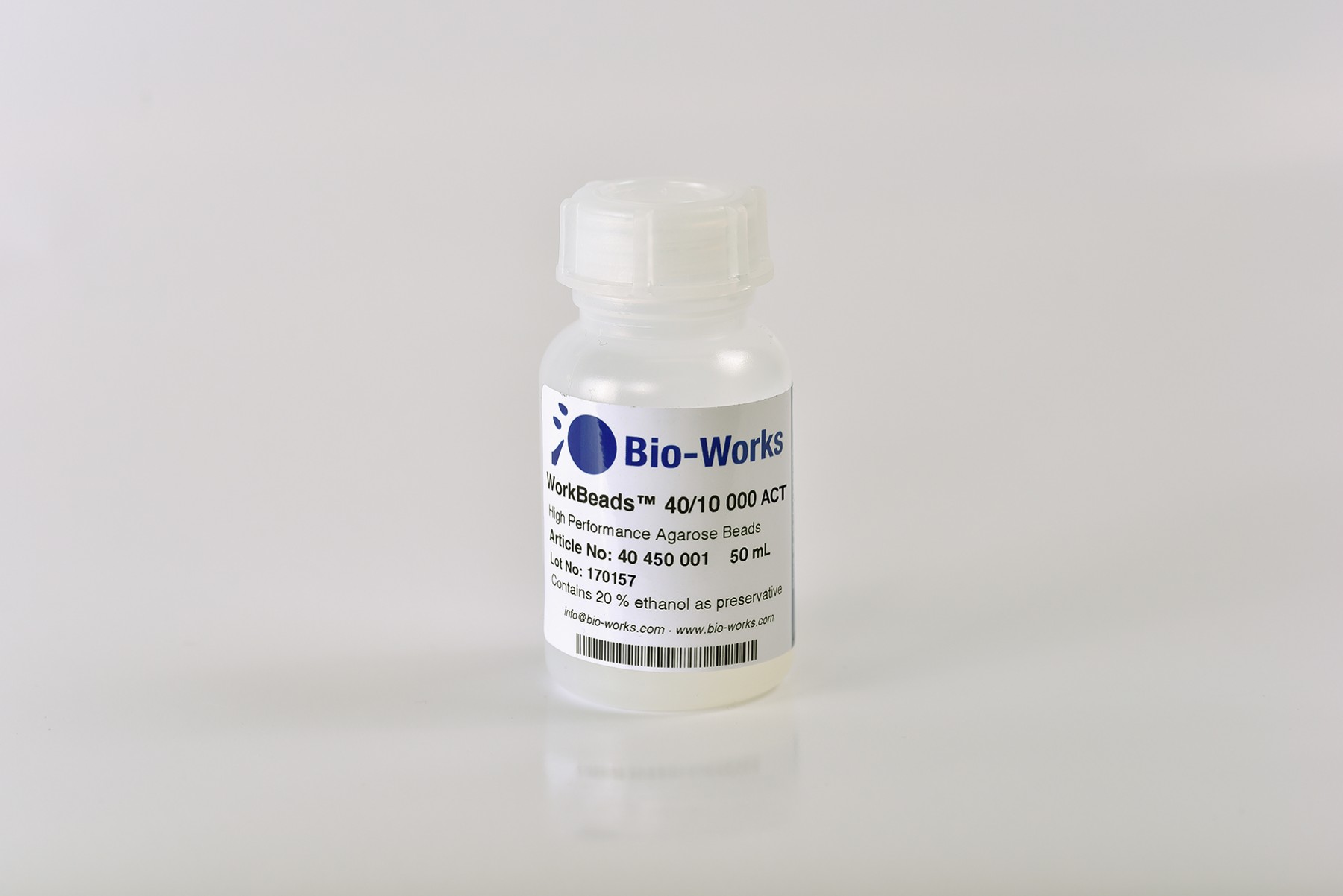 Bio-Works: Activated Media WorkBeads 40/10 000 ACT Bulk-Media 50ml
