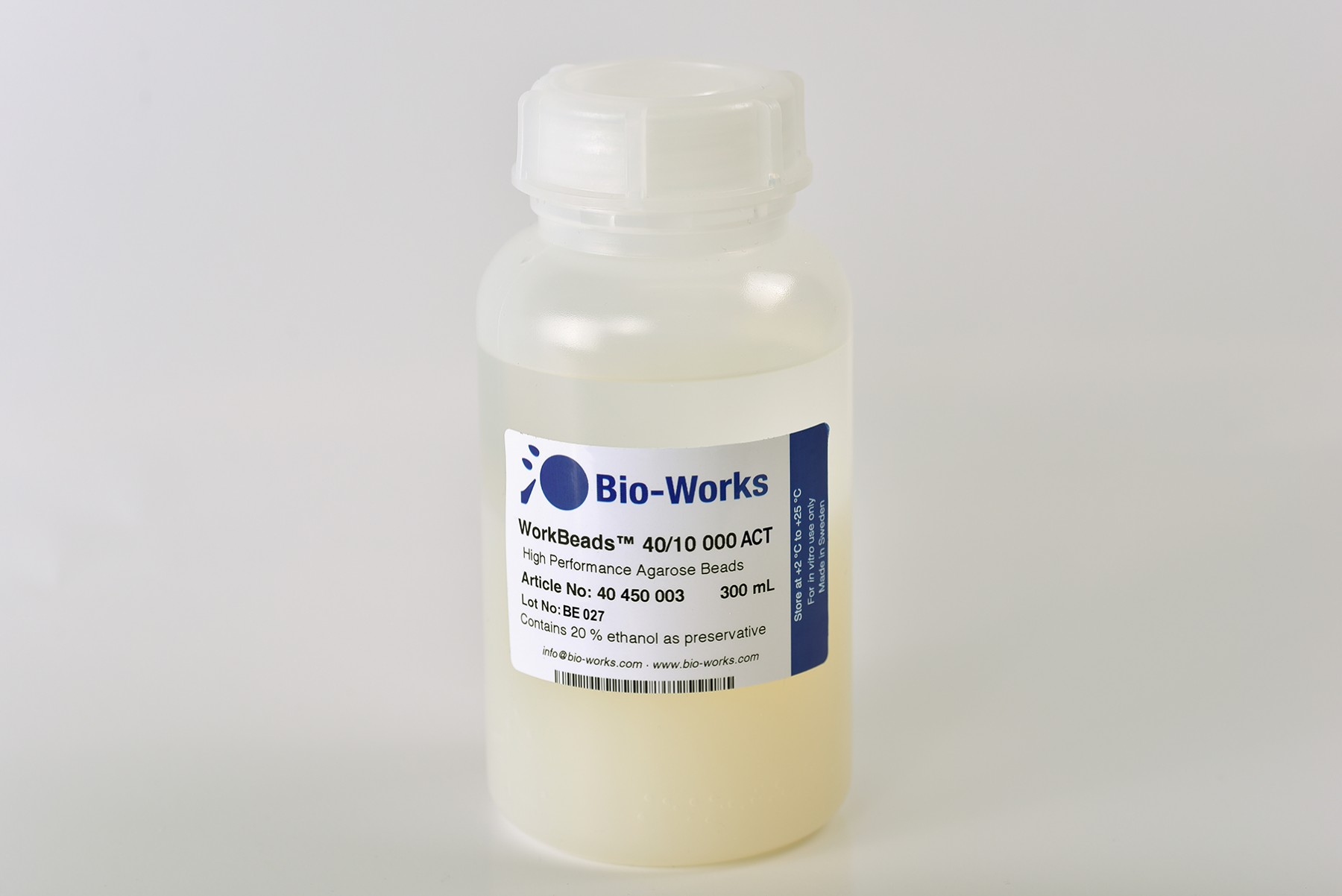 Bio-Works: Activated Media WorkBeads 40/10 000 ACT Bulk-Media 300ml