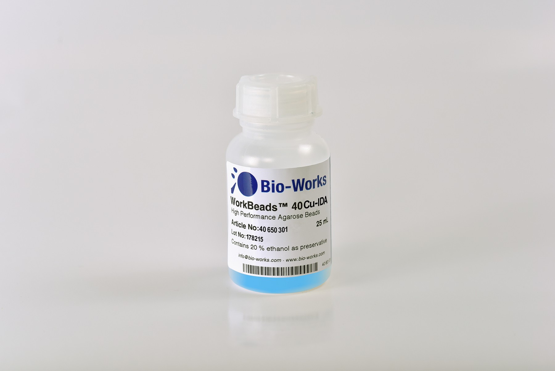 Bio-Works: WorkBeads 40 Cu-IDA Bulk-Media 25ml