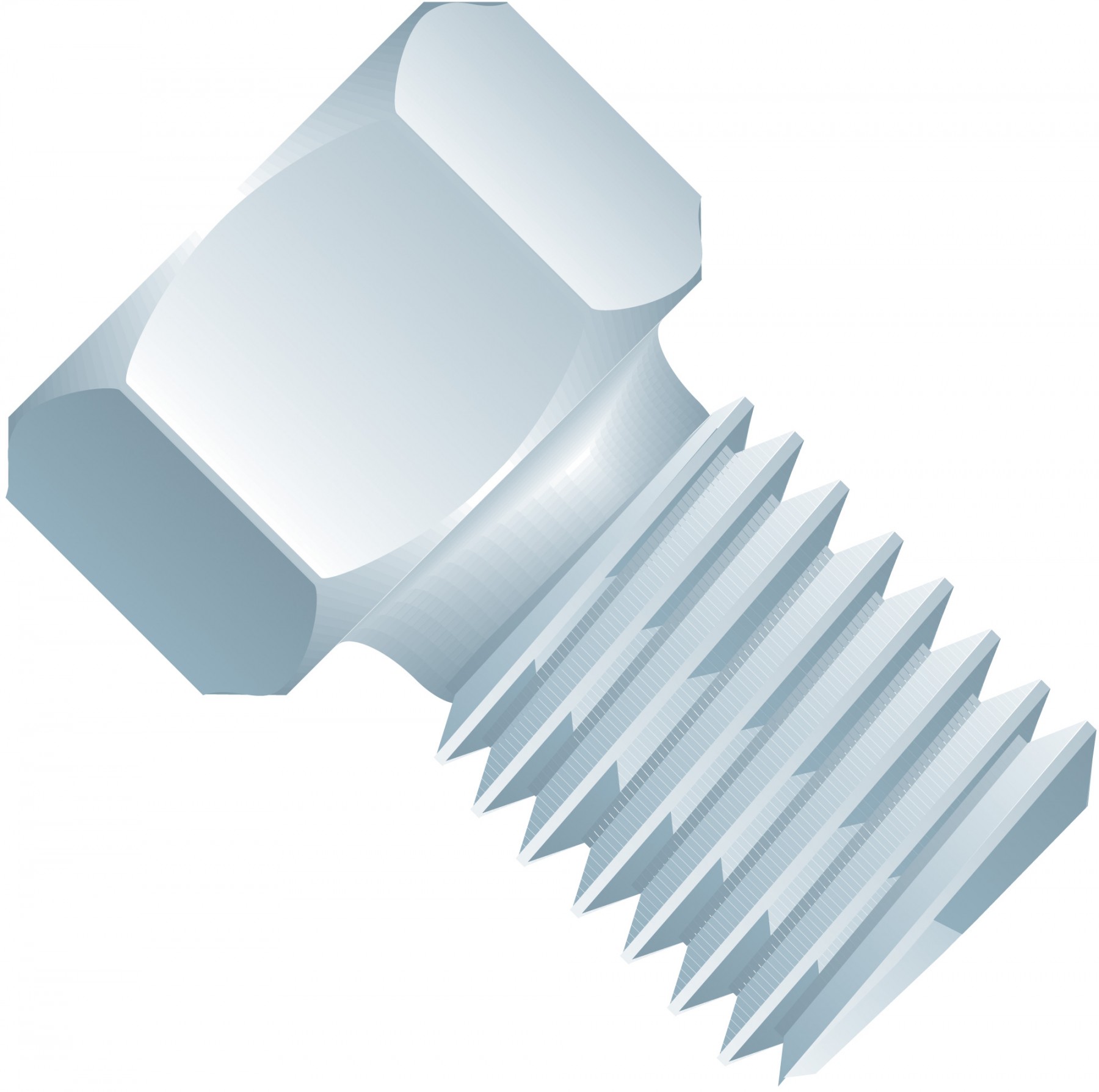 SuperFlangelessâ¢,  Fitting Nut, Short, 1/16" or 1/32" OD Tubing, 1/4"-28 Flat Bottom,  SST, Natural