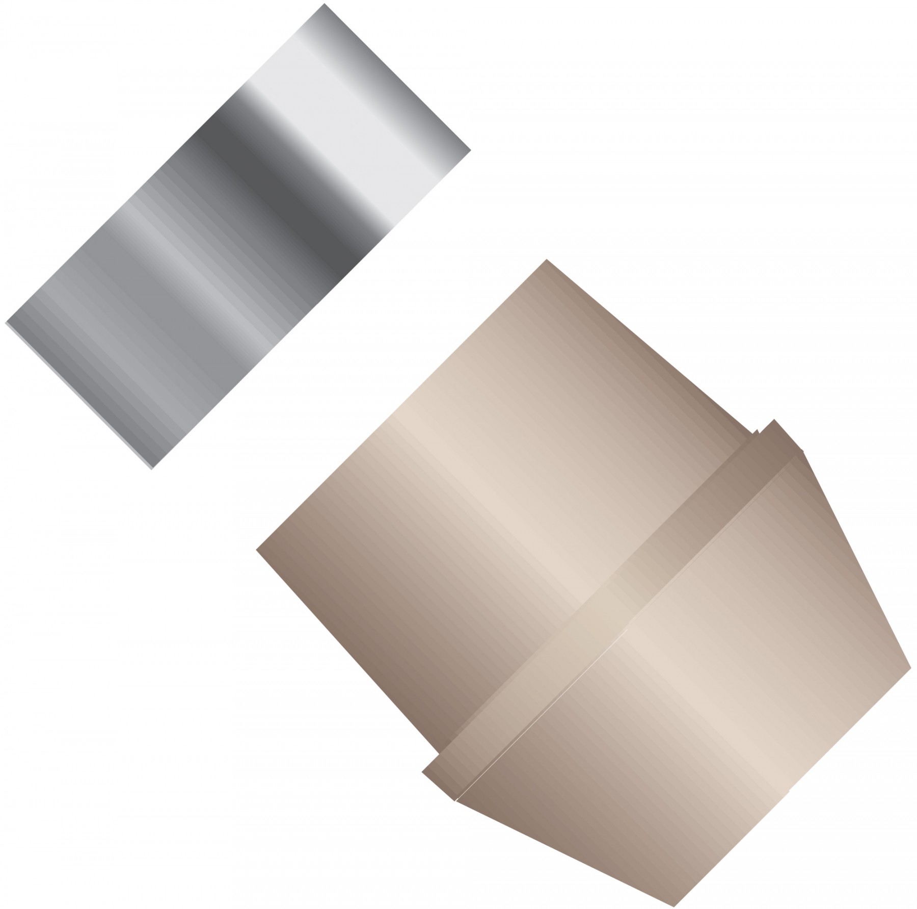 LiteTouchÂ®, Ferrule, 1/8" OD, 1/4"-28 Coned ,PEEKâ¢, Natural