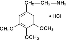 Cerilliant: Mescaline HCl , 1.0 mg/mL as free