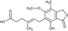 Cerilliant: Mycophenolic acid, 1.0 mg/mL