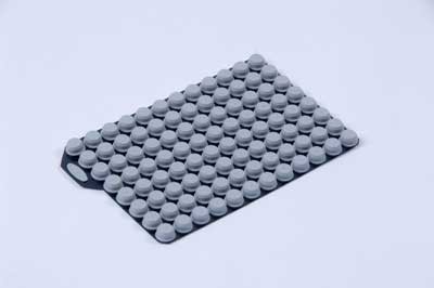 Micronic Split TPE Capcluster Grey for capping 96 individual tubes