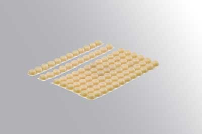 Micronic Pierceable TPE Capband-12 Natural in Capmat format