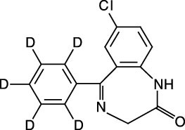 Cerilliant: Nordiazepam-D5, 100 ug/mL