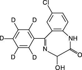 Cerilliant: Oxazepam-D5, 1.0 mg/mL