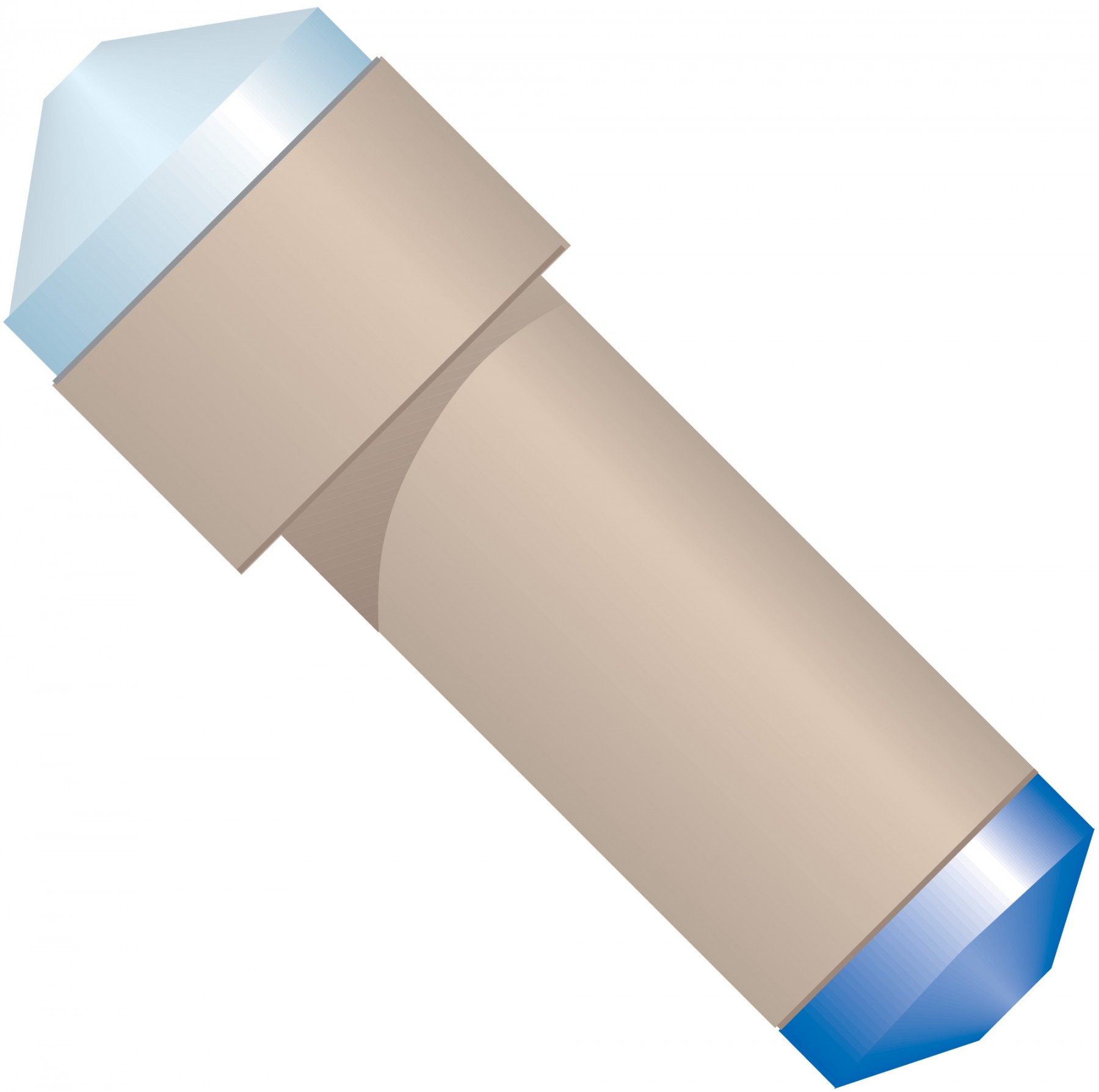 Upchurch: Flangeless Nut PEEK 5/16-24 1/8"