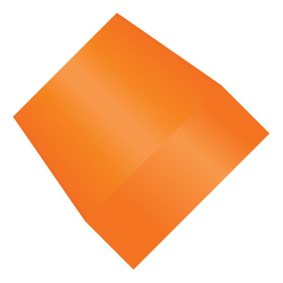 Flangeless Ferrule, for 3.0mm OD Tubing, M6 or 1/4"-28 Flat Bottom, ETFE, Orange