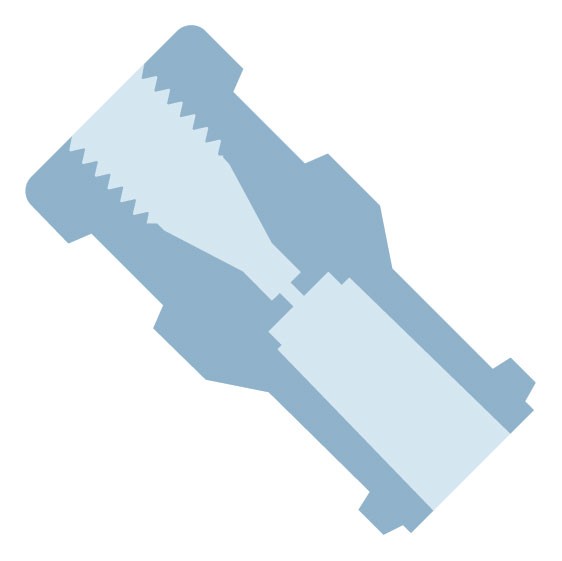Adapters & Connectors: Adapter, Luer (Female) to 10-32 Coned (Female), ETFE