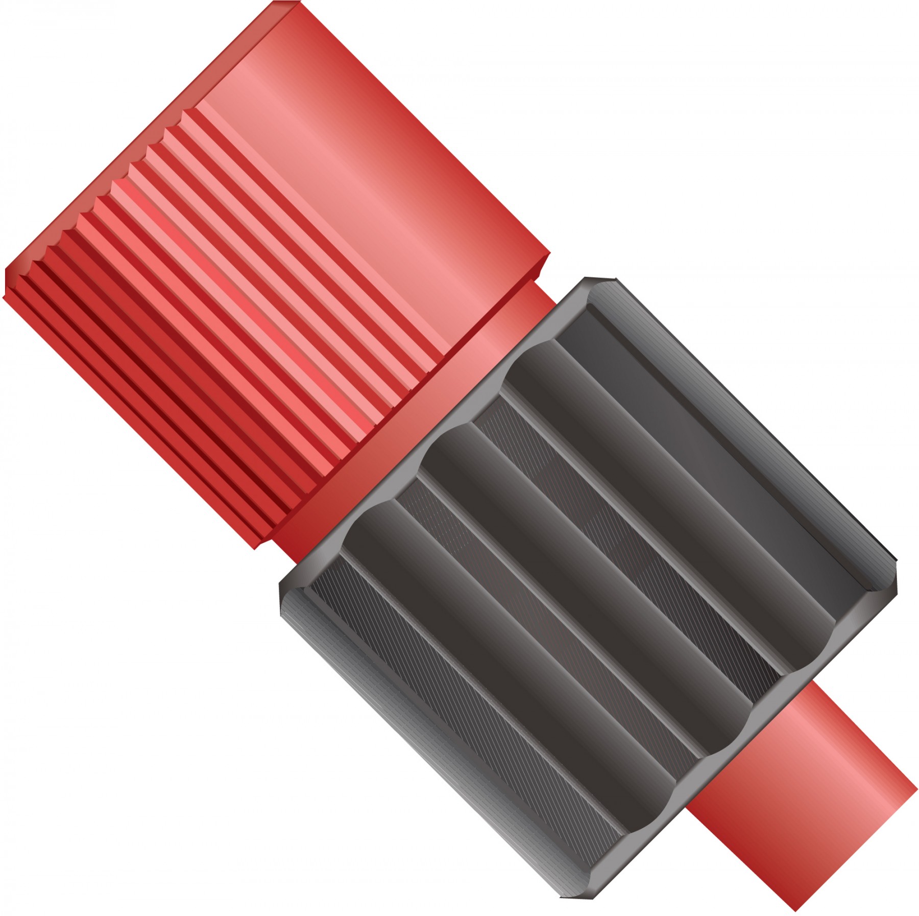 Adapters & Connectors: Adapter, Luer (Male) to 1/4"-28 Flat Bottom (Female), PEEK/PEEK