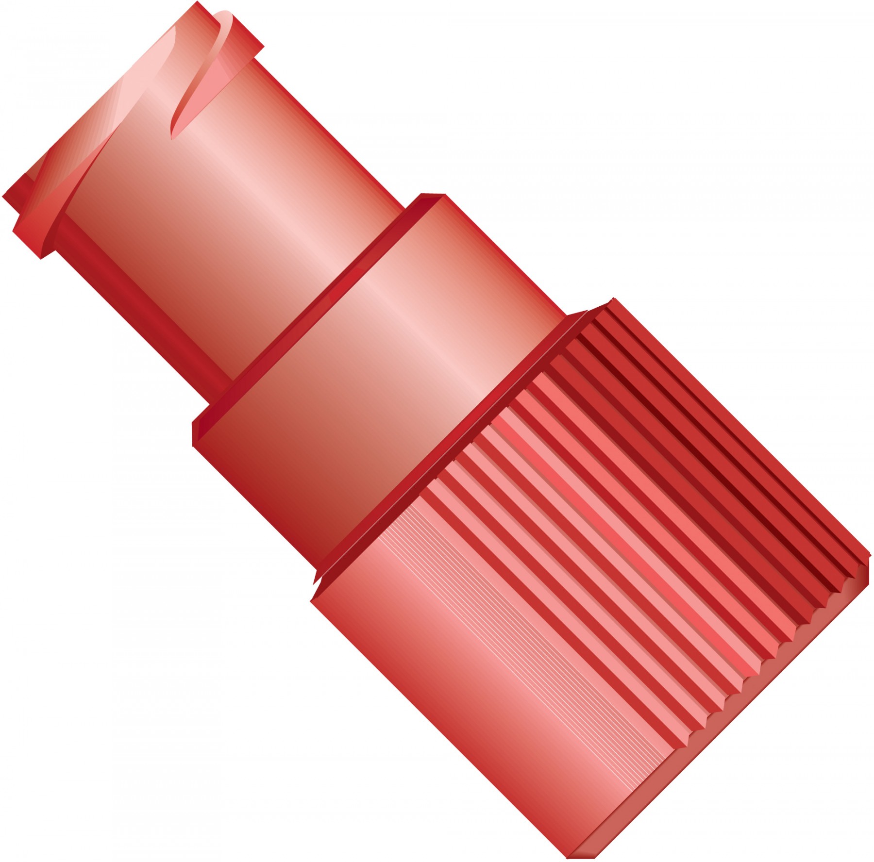 Adapters & Connectors: Adapter, Luer (Female) to 1/4"-28 Flat Bottom (Female), PEEK