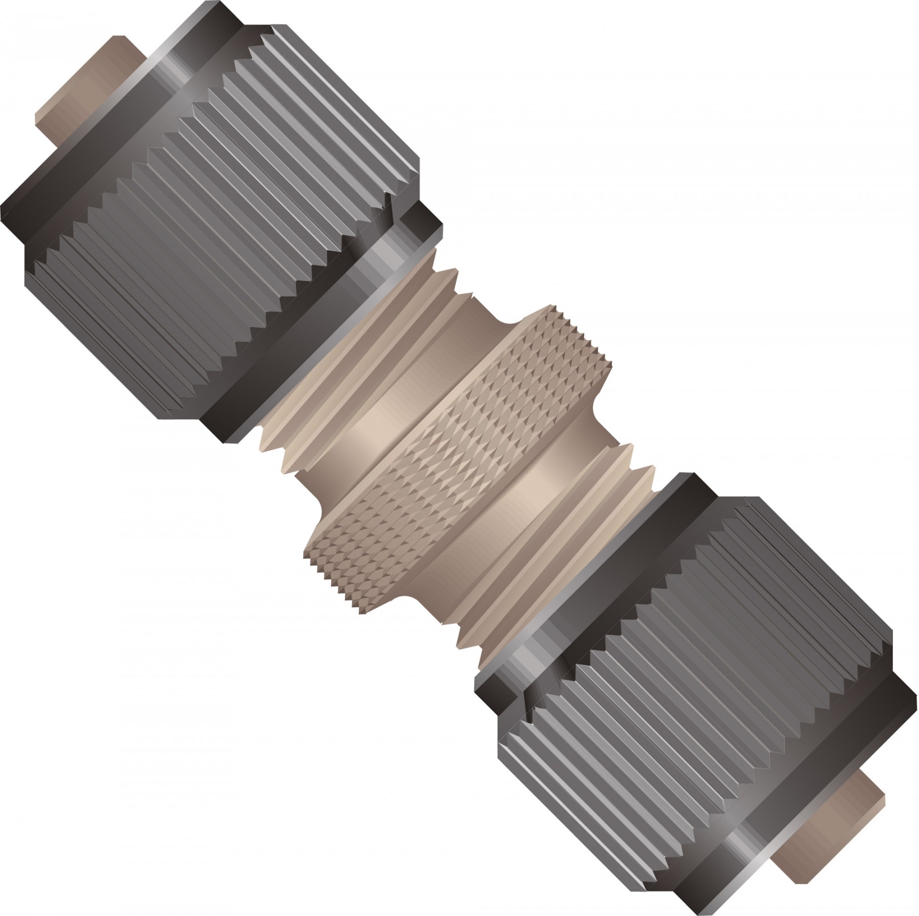 Adapters & Connectors: Union for 360µm OD Tubing, PEEKâ¢, 5/16"-24 Coned
