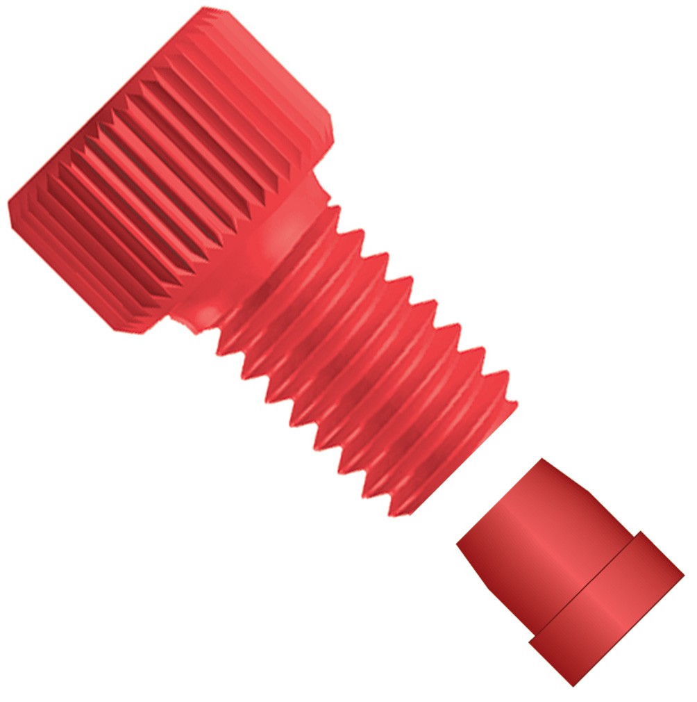 Upchurch: VacuTight Fttg M6 - 1/8 Short