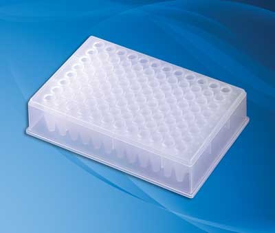KX: Microplate, Deep Well, 96 Well, Polypropylene, 600 ÂµL, Clear, Round Bottom, Round Wells, no Lid, Sterile, Bulk