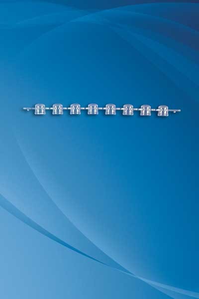 Corning Axygen: PCR Products: Cap PCR, 8-Strip Domed Orange