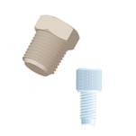KX VaporSafe: PLUGS, 1/2" NPT, Polypropylene, 10/PK