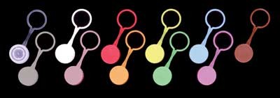 Corning Axygen Pre-Sterilized Green Looped Screw Caps With O-Rings, Fits 0.5ml, 1.5ml And 2.0ml Tubes