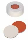 Snap Cap 11mm , Rubber/PTFE Septa,  Soft 45 Shore