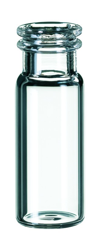 2ml Snap Ring Vial, 32 x 11.6mm, clear glass, 1st hydrolytic class, wide opening