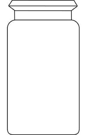 10ml Snap Cap Vial ND18, 50 x 22mm, clear glass, 3rd hydrolytic class