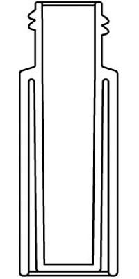 0.7ml PP Short Thread Micro-Vial, 32 x 11.6mm, transparent