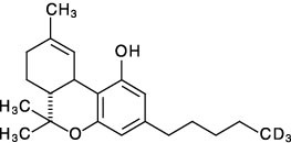 Cerilliant: (-)-delta-9-THC-D3, 100 ug/mL