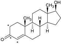 Cerilliant: Testosterone-2,3,4-13C3, 100 Âµg/mL