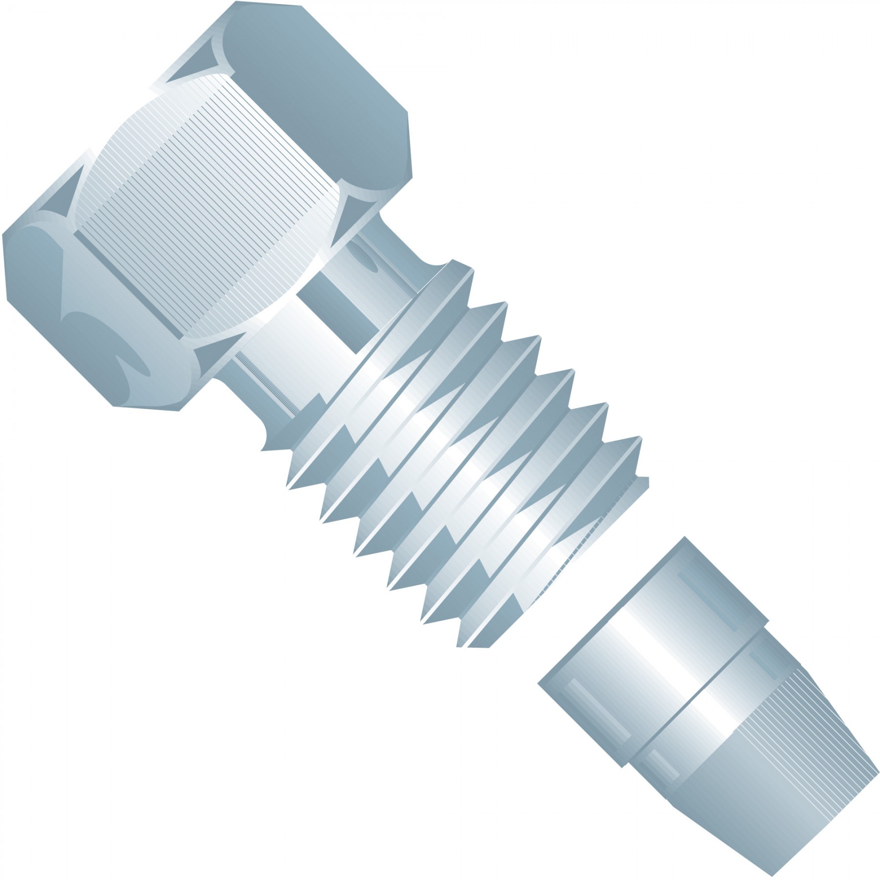 Upchurch: Male Nut - Rheodyne Type Short