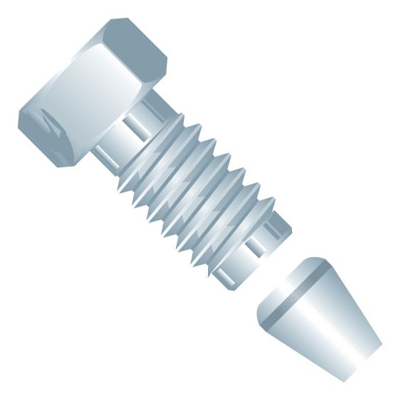 SST Fitting Nut, for 1/16" OD Tubing, 10-32 Coned, SST
