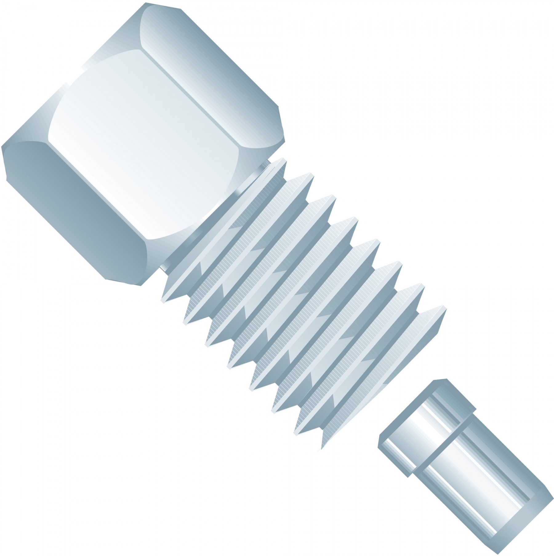 SST Ferrule, for 1/16" OD Tubing, 10-32 Coned, SST