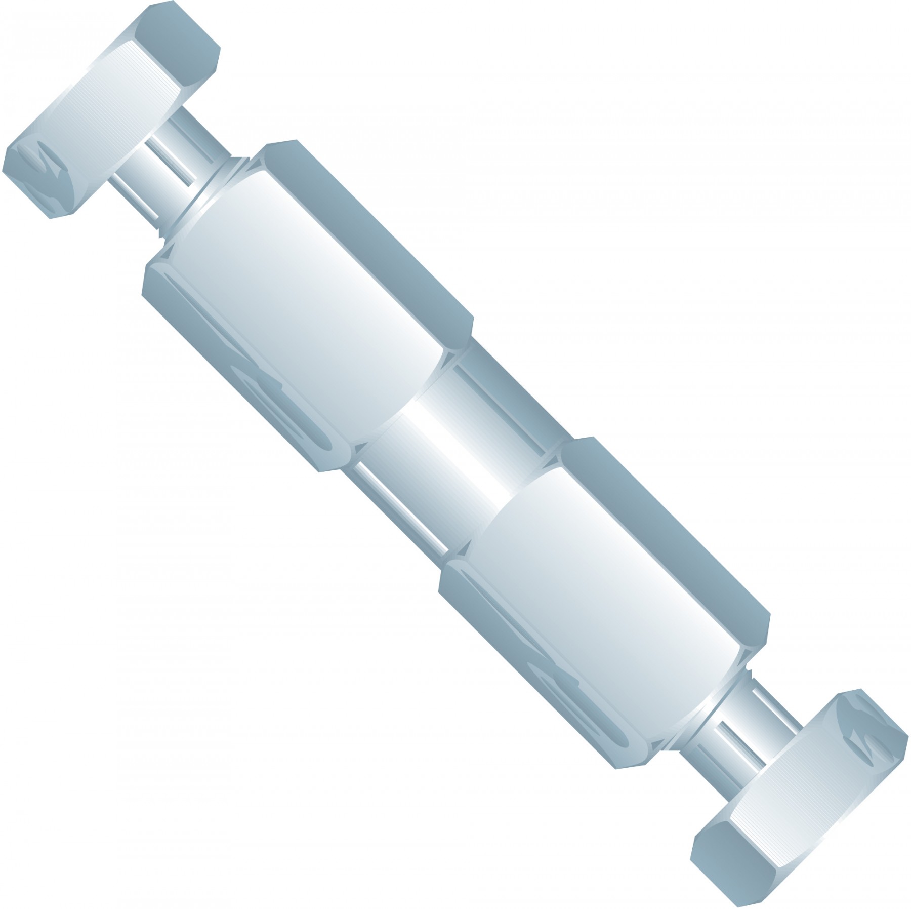 Adapters & Connectors: Union, SST,for 1/16" OD Tubing, 10-32 Coned