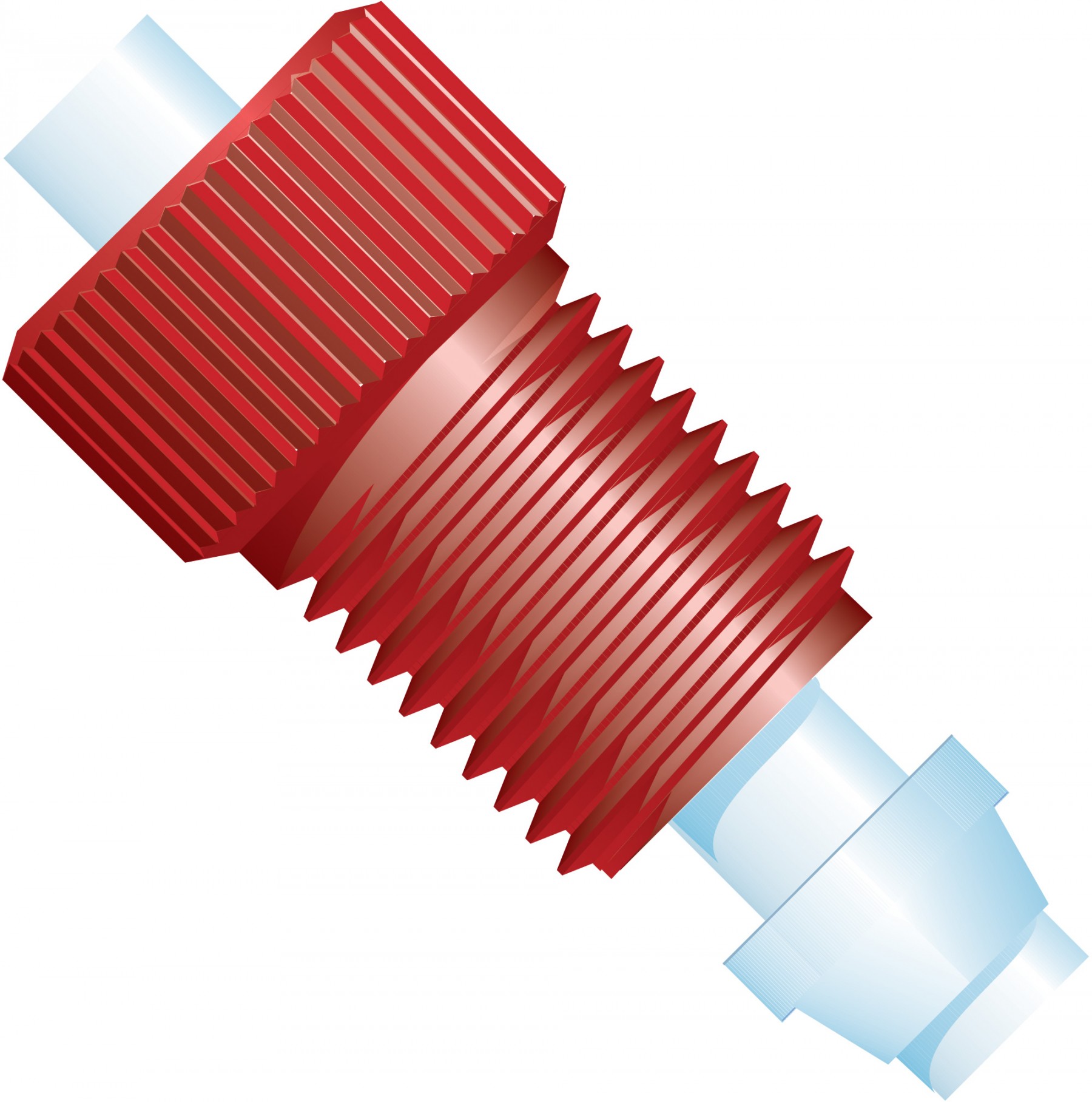 Upchurch: PEEK Nut 1/2-20 Coned Port