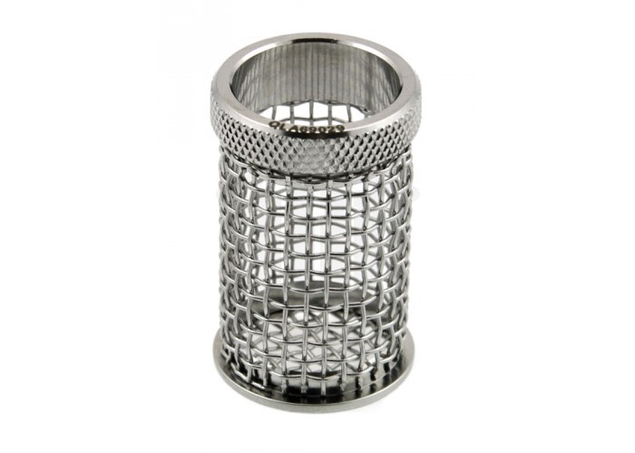 QLA Dissolution Baskets: 10 Mesh Standard Push-On Style Basket for Distek, 316 SS, Serialized
