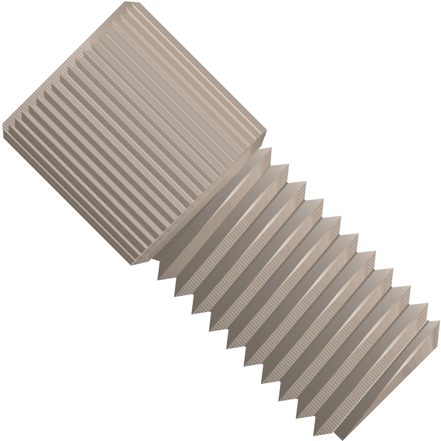 Upchurch: Short Headless Nut 1/8in