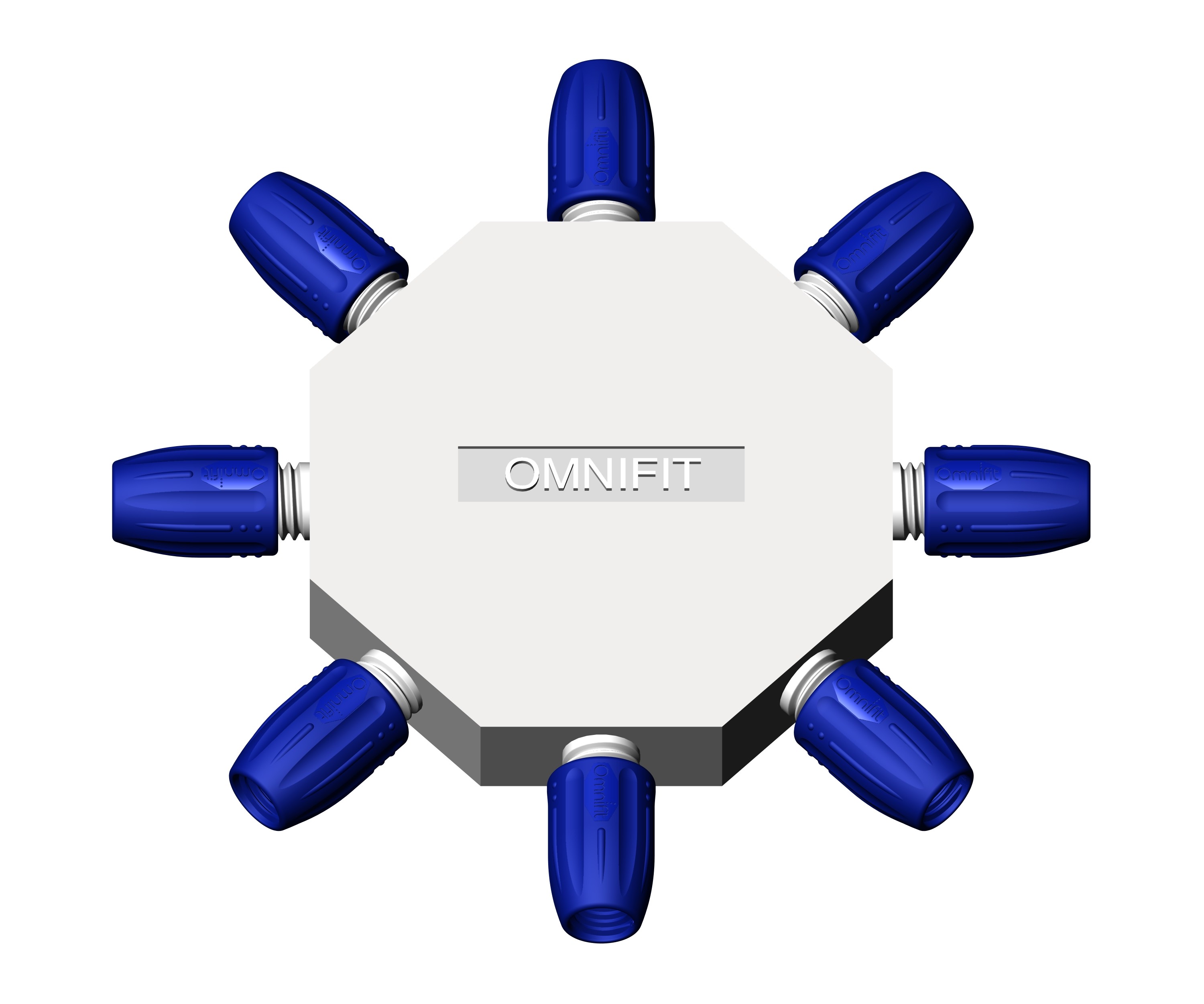 Adapters & Connectors: Connector, 8-way