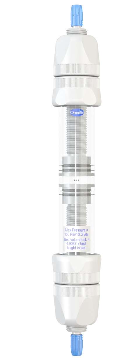 Diba Omnifit EZ: Column 15mm ID/100mm w. 2 Adjustable Endpieces