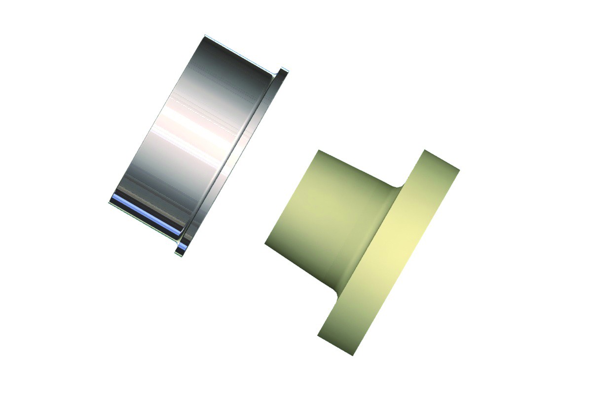 Omnilokâ¢ Type-S Fitting, Ferrule, 1/16" OD Tubing, PEEKâ¢/SST