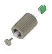 Adapters & Connectors: Adapter, Micro-Barb, 1/4"-28 (female) to 0.02" ID, PEEK