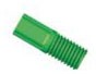 Omnilok Type-S Fitting Nut, 1/8" OD Tubing, 1/4"-28 Flat Bottom, Green