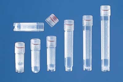 Brand Cryo tube, PP, graduated, with external thread, selfstanding, IVD, capacity 2.0ml