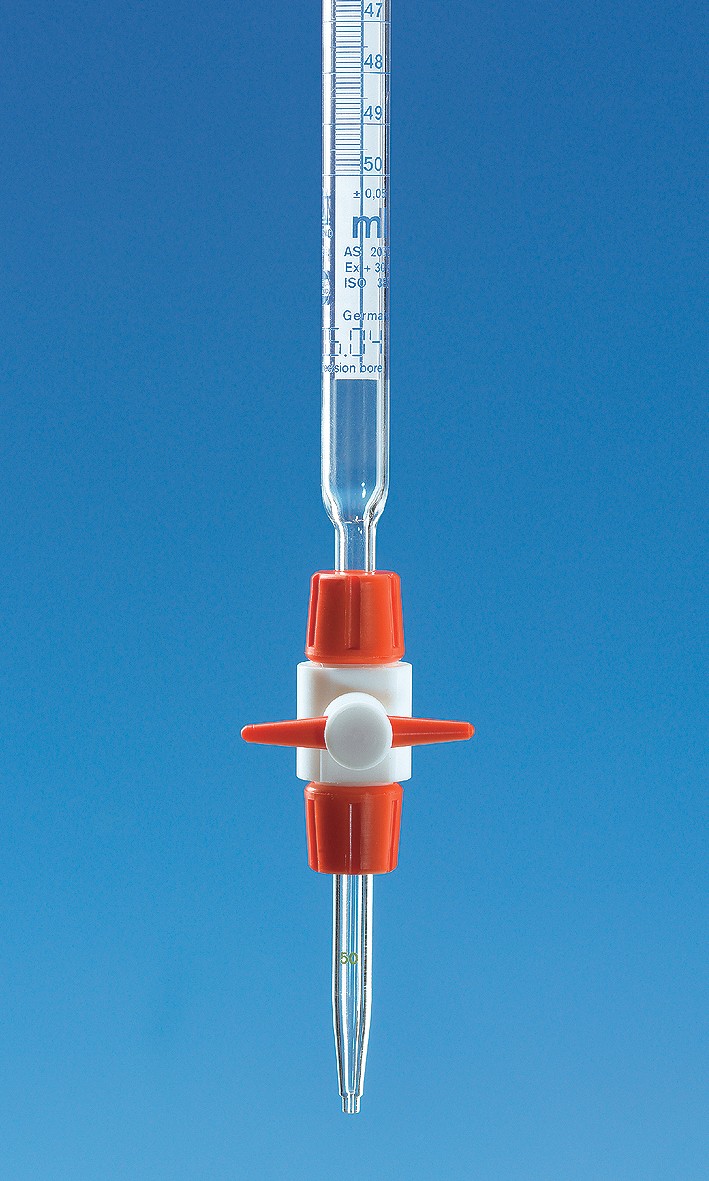 Brand: Compact burette, PTFE stopcock, BB