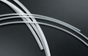Tubing: Tubing, ETFE (TefzelÂ®), Natural, 1/8"x0.062" (1.55mm)x100ft