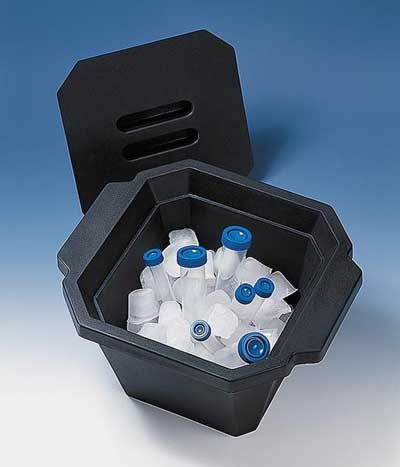 Brand: Tubes, Caps & Racks: Ice bucket with lid, PU-foam, stackable 4,5 l