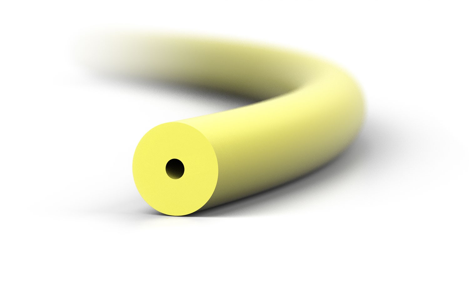 Tubing: Tubing, PEEKâ¢, Yellow,  1/32"x 0.007" (0.175mm)x5ft